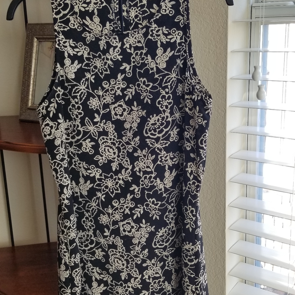 The Limited black and cream dress size 6
